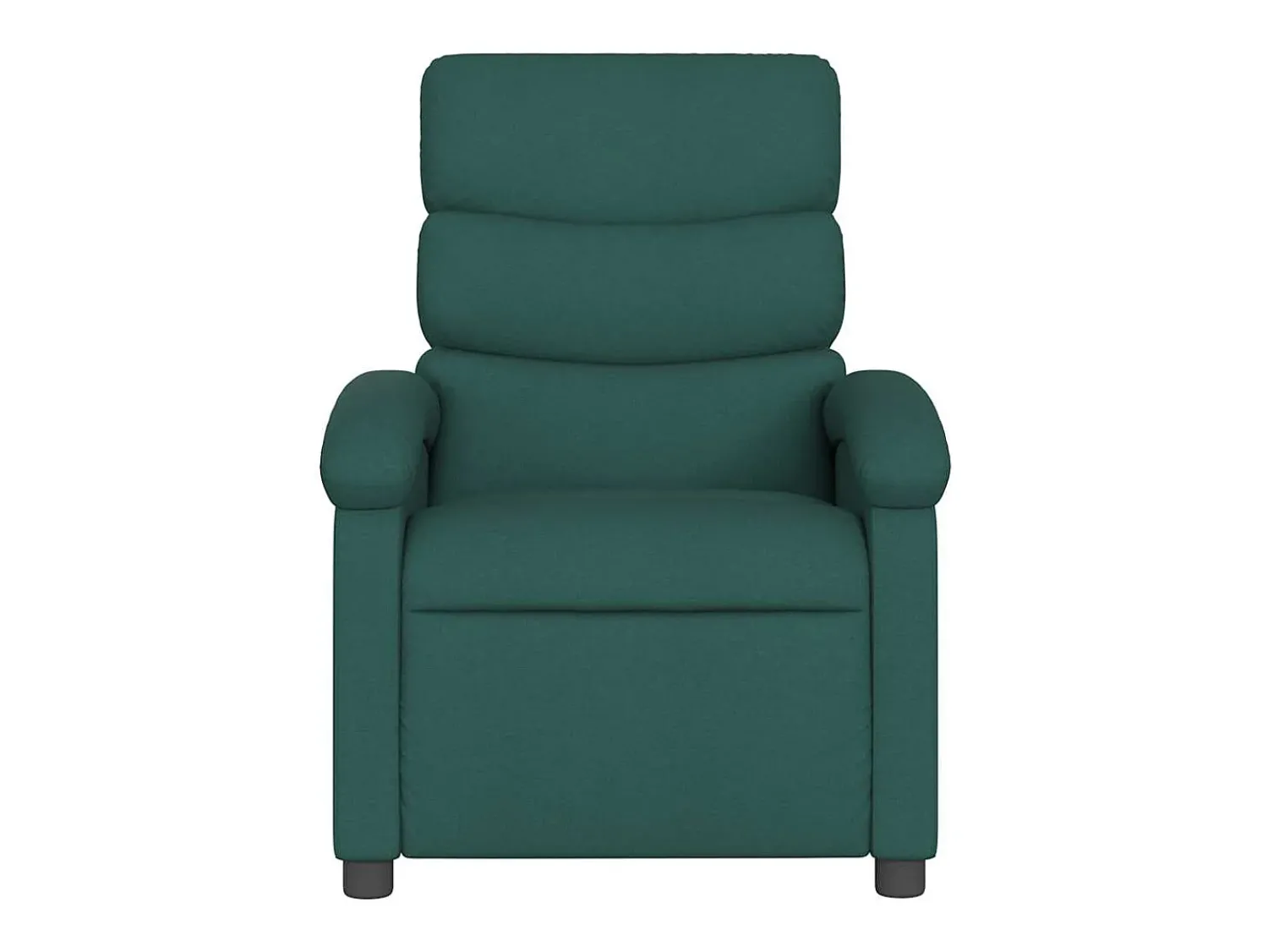 Poltrona|vidaxl Poltrona reclinável tecido -escuro Verde