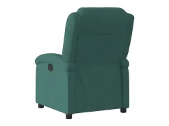 Poltrona|vidaxl Poltrona reclinável veludo -escuro Verde