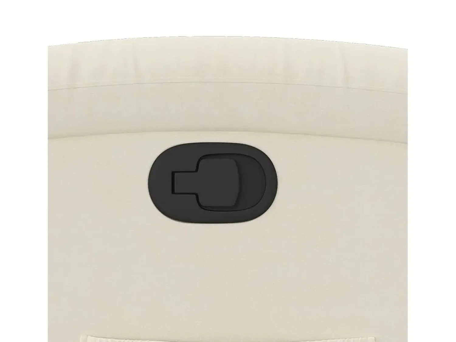 Poltrona|vidaxl Poltrona reclinável veludo Creme