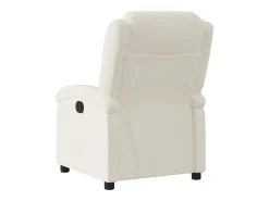 Poltrona|vidaxl Poltrona reclinável veludo Creme