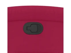 Poltrona*vidaxl Poltrona reclinável veludo tinto Vermelho