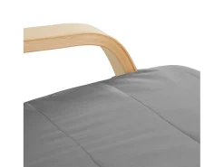 Poltrona reclinável 66,5x94x62,5 cm cinza Eames^ Poltrona