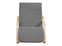 Poltrona reclinável 66,5x94x62,5 cm cinza Eames^ Poltrona