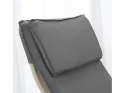 Poltrona reclinável 66,5x93x61,5 cm Cinza Eames^ Poltrona