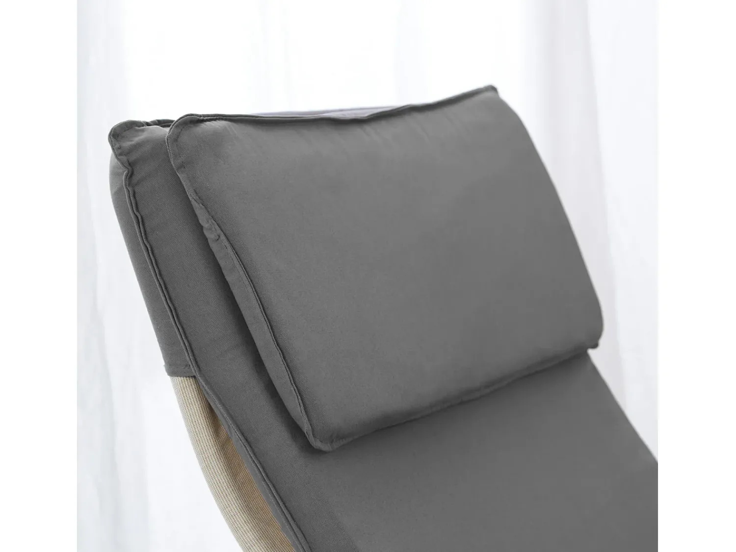 Poltrona reclinável 66,5x93x61,5 cm Cinza Eames^ Poltrona