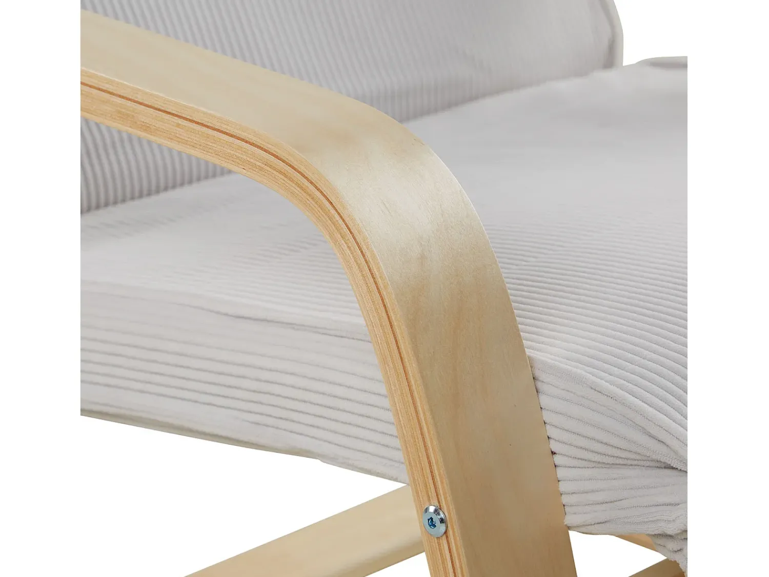 Sale Poltrona reclinável 66,5x94x62,5 cm cinza Cinzento / Castanho