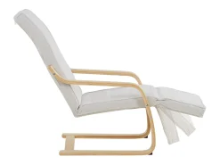 Sale Poltrona reclinável 66,5x94x62,5 cm cinza Cinzento / Castanho