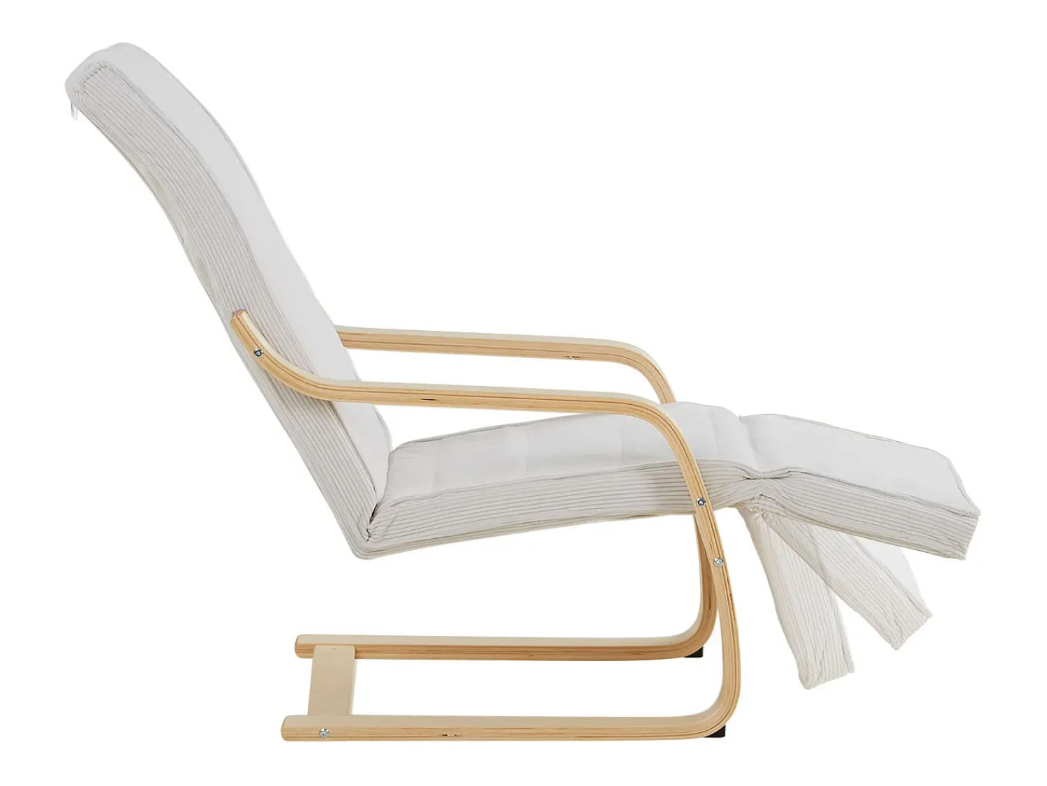 Sale Poltrona reclinável 66,5x94x62,5 cm cinza Cinzento / Castanho