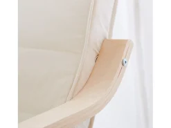 Poltrona| Poltrona reclinável 66,5x94x62,5 cm natural eames Castanho / Bege