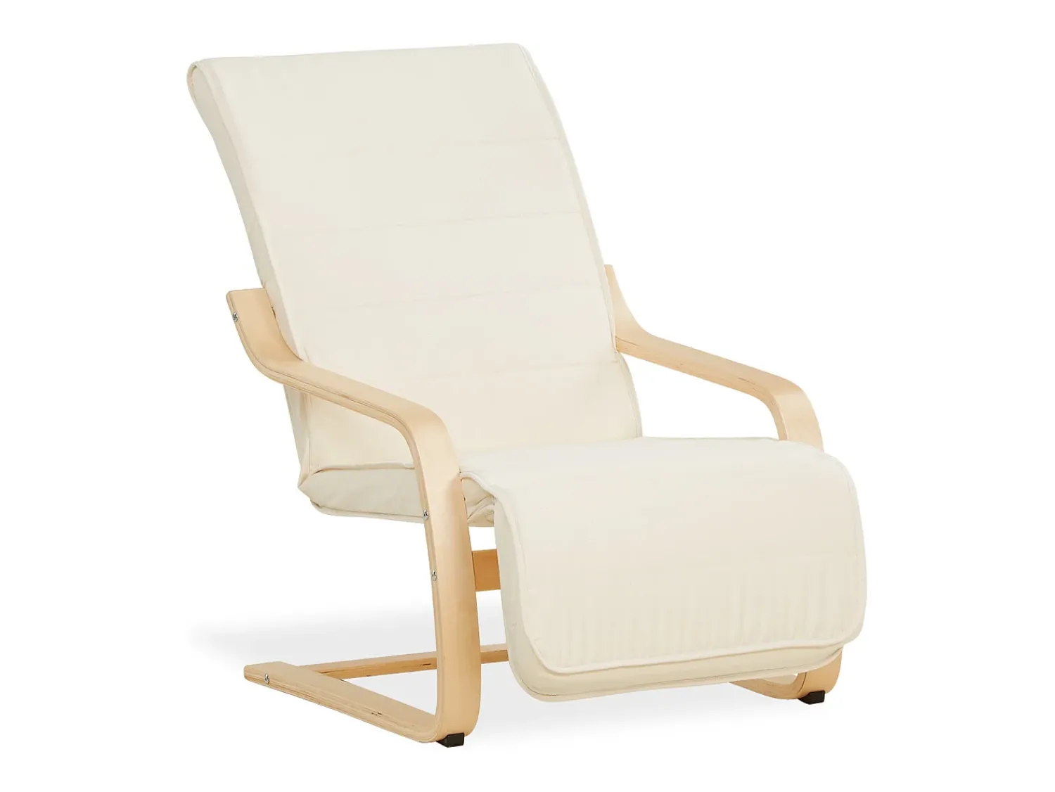 Poltrona| Poltrona reclinável 66,5x94x62,5 cm natural eames Castanho / Bege