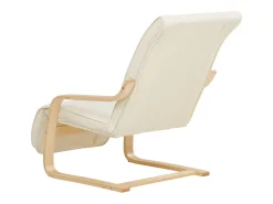 Poltrona| Poltrona reclinável 66,5x94x62,5 cm natural eames Castanho / Bege