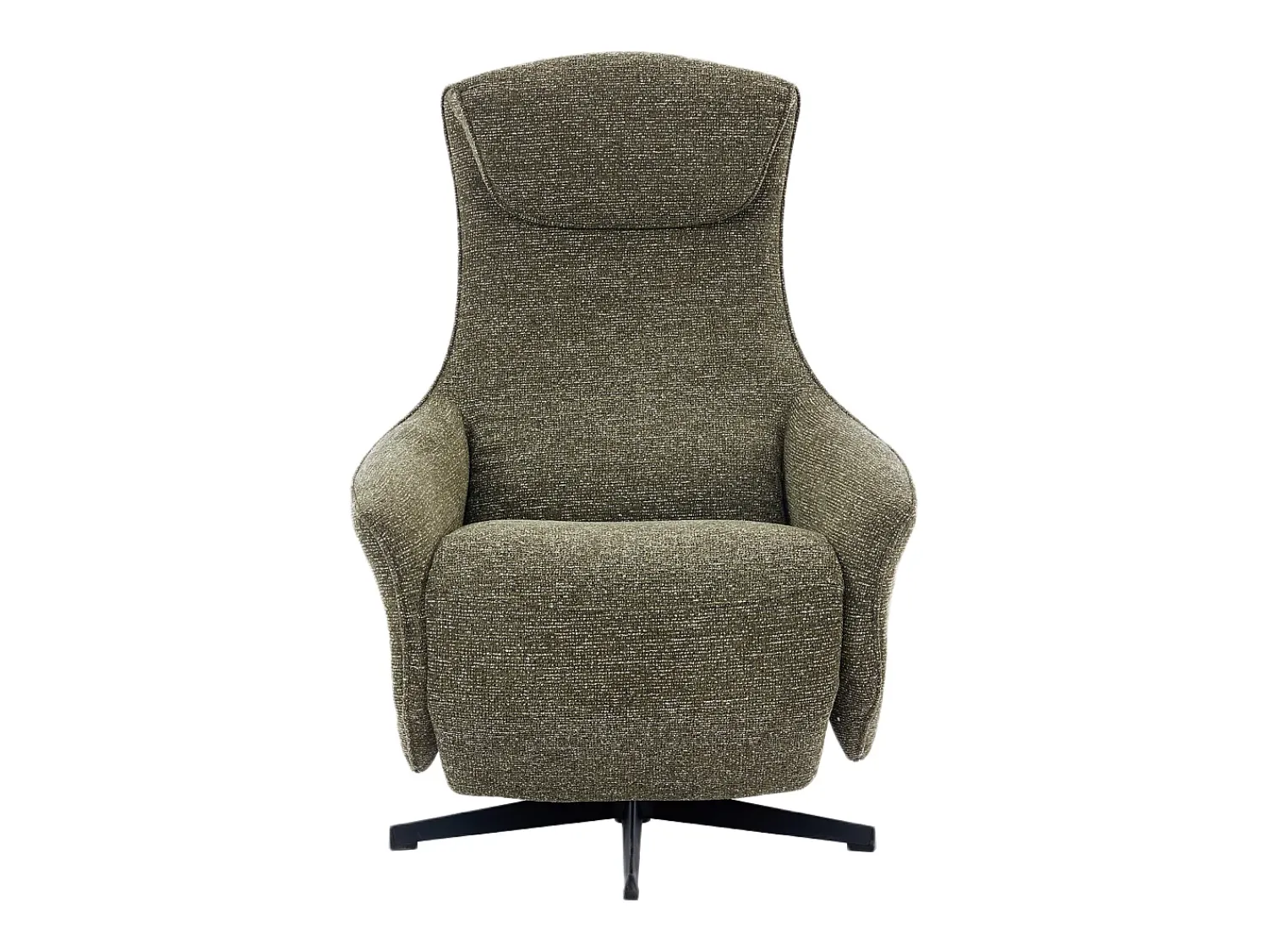 Poltrona|Vente-unique Poltrona relaxante elétrica em tecido texturizado TASEMO Verde