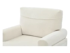 Poltrona|Hauss Spole Poltrona relaxante em tecido chenille - Com bolsos laterais Bege