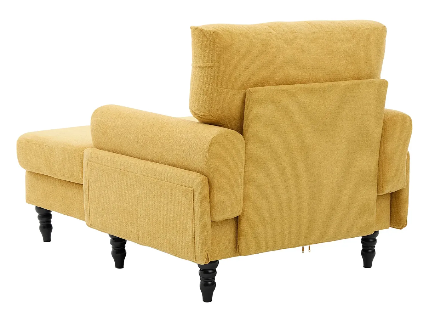 Hauss Spole Poltrona relaxante em tecido chenille - Com bolsos laterais^ Poltrona