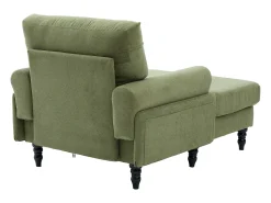 Sale Hauss Spole Poltrona relaxante em tecido chenille -azeitona - Com bolsos laterais Verde