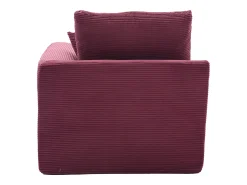 Poltrona*Hauss Spole Poltrona simples com almofada em bombazine - Cor Borgonha Bordeaux
