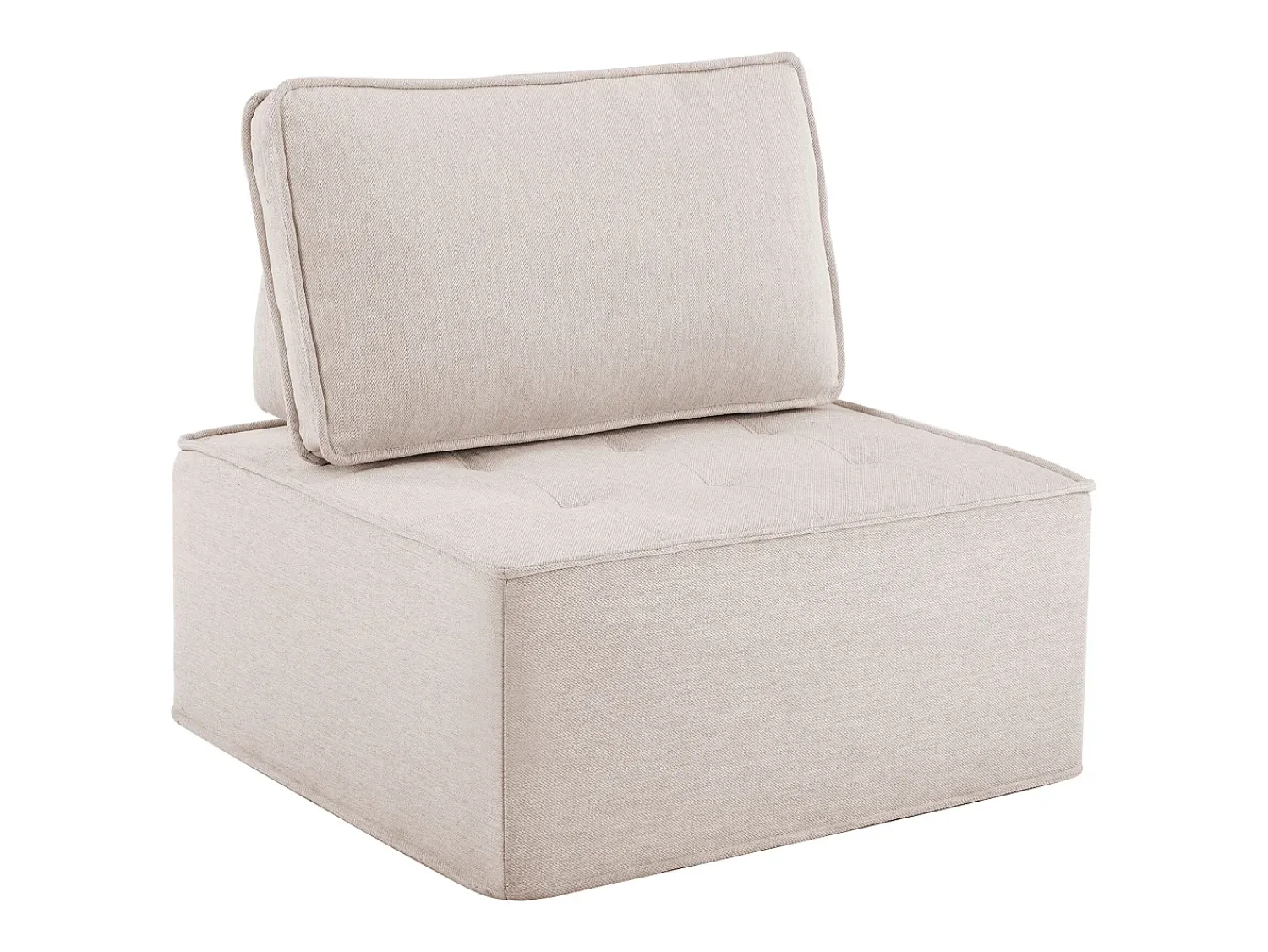 Sofá* Poltrona, sofá individual com capa, pufe para sala de estar, quarto, quarto de hóspedes ou quarto de criança, pequeno conjunto de assentos Bege