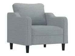 Poltrona* Poltrona tecido 60 cm cinzento-claro PT886702 Cinzento claro