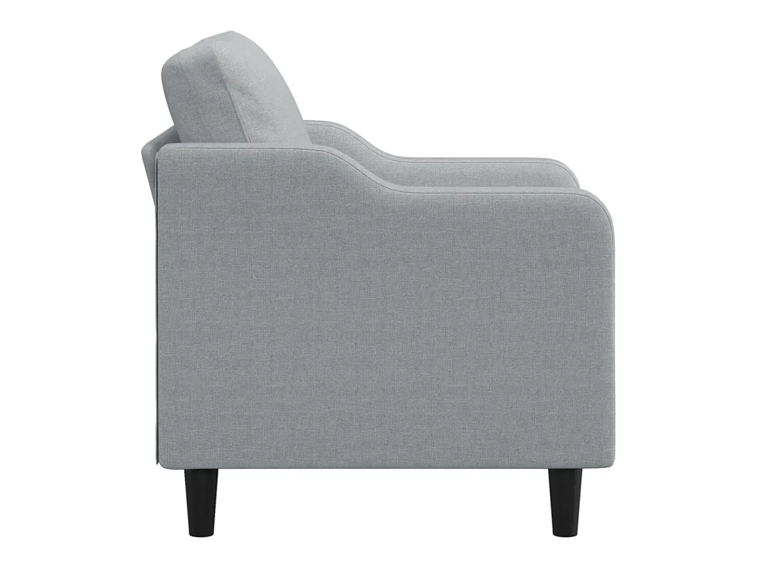 Poltrona* Poltrona tecido 60 cm cinzento-claro PT886702 Cinzento claro