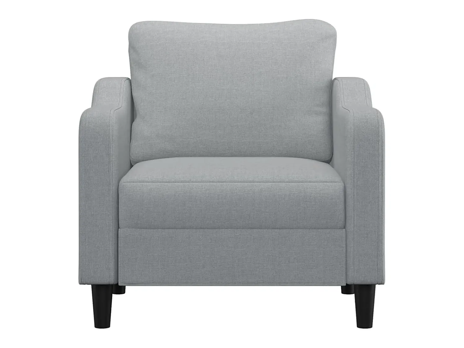 Poltrona* Poltrona tecido 60 cm cinzento-claro PT886702 Cinzento claro
