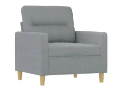 Poltrona| Poltrona tecido 60 cm -claro PT807387 Cinzento