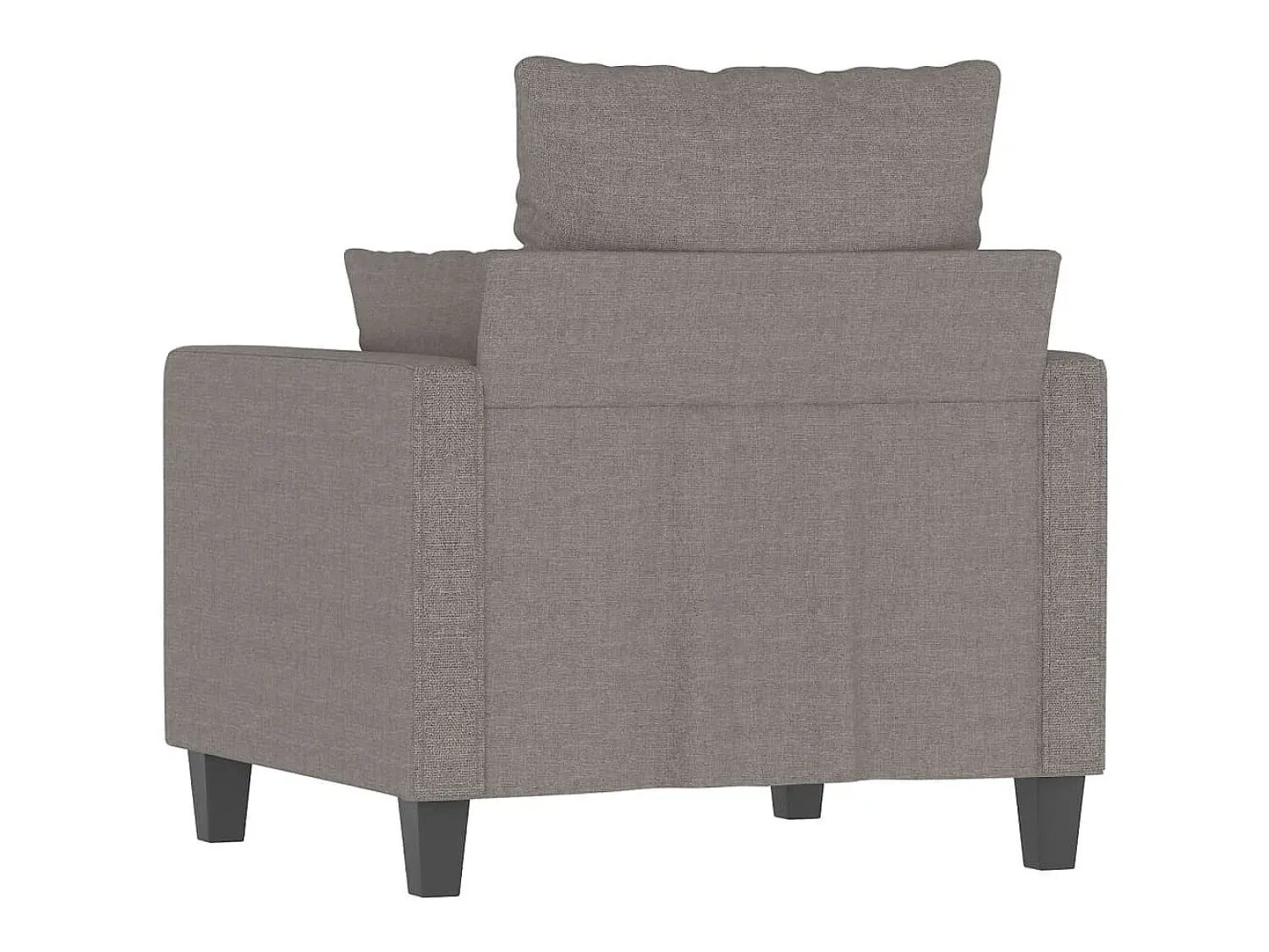 Hot Poltrona tecido 60 cm cinzento-acastanhado PT328284 Taupe