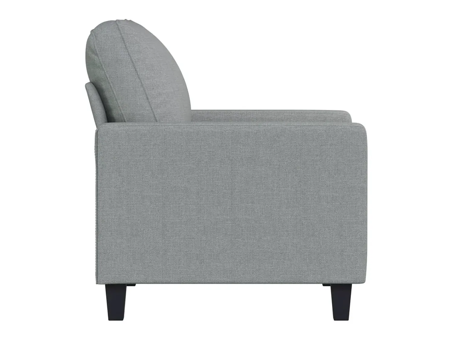 Poltrona| Poltrona tecido 60 cm -claro PT449965 Cinzento