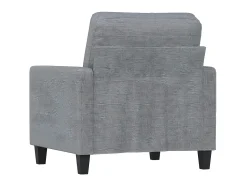 Poltrona| Poltrona tecido 60 cm -claro PT449965 Cinzento