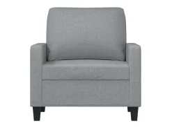 Poltrona| Poltrona tecido 60 cm -claro PT449965 Cinzento