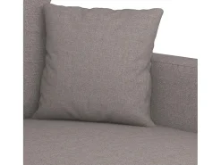 Poltrona*vidaxl Poltrona tecido 60 cm cinzento-acastanhado Taupe