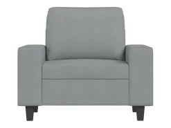 Poltrona| Poltrona tecido 60 cm cinzento-claro PT760185 Cinzento claro