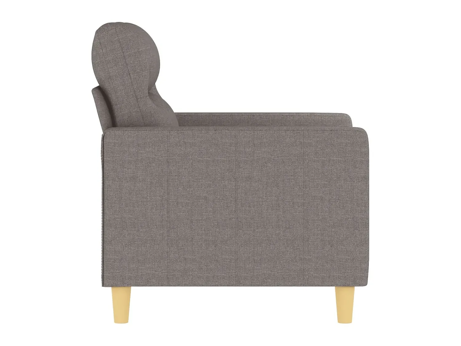 Discount Poltrona tecido 60 cm cinzento-acastanhado PT642950 Taupe