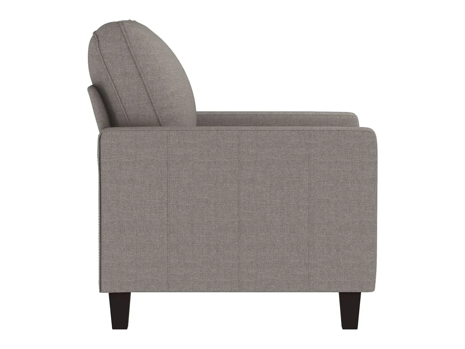Poltrona* Poltrona tecido 60 cm cinzento-acastanhado PT860677 Taupe