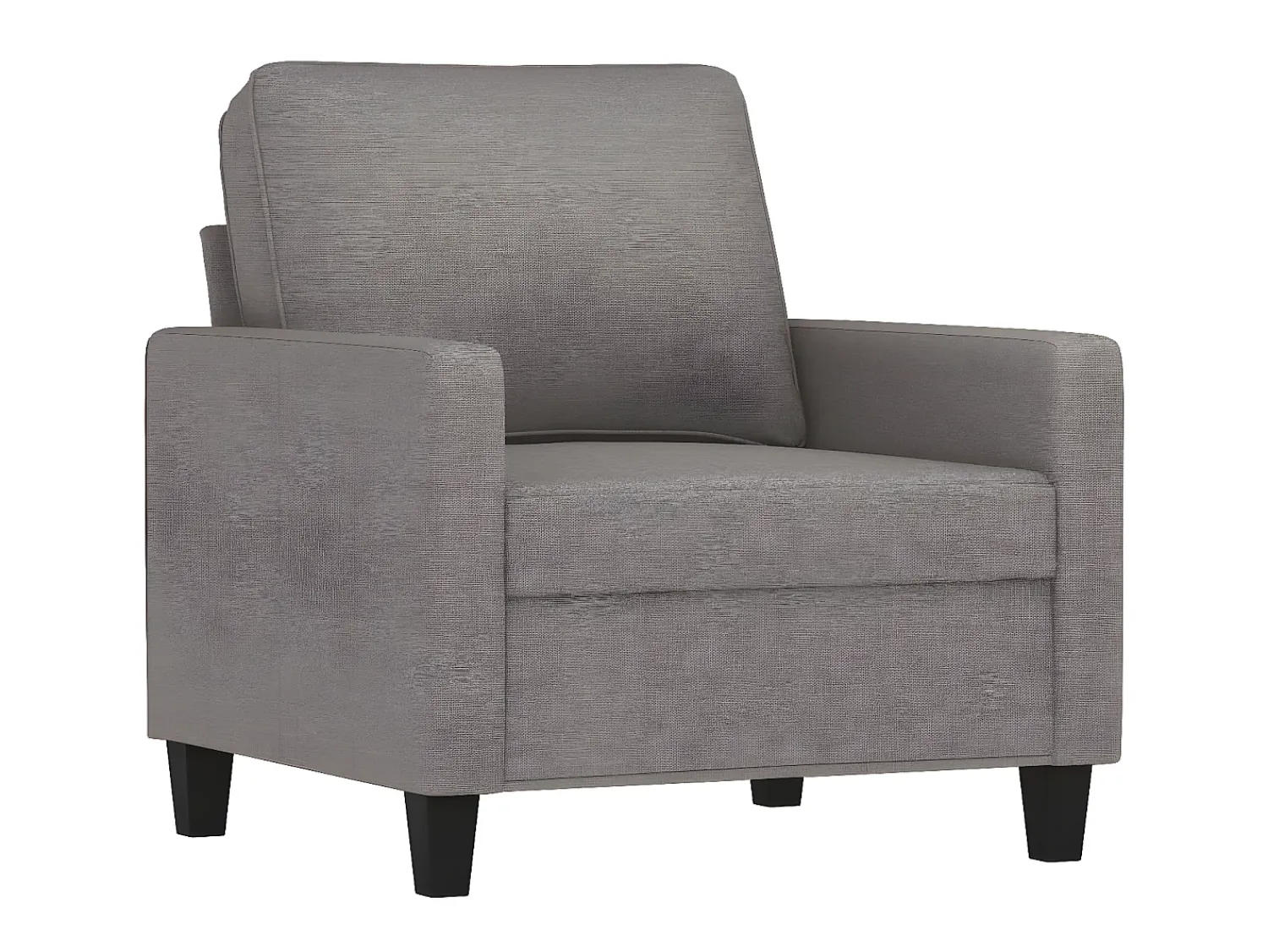 Poltrona* Poltrona tecido 60 cm cinzento-acastanhado PT860677 Taupe