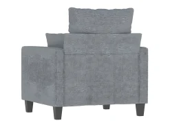 Poltrona| Poltrona tecido 60 cm -claro PT654654 Cinzento
