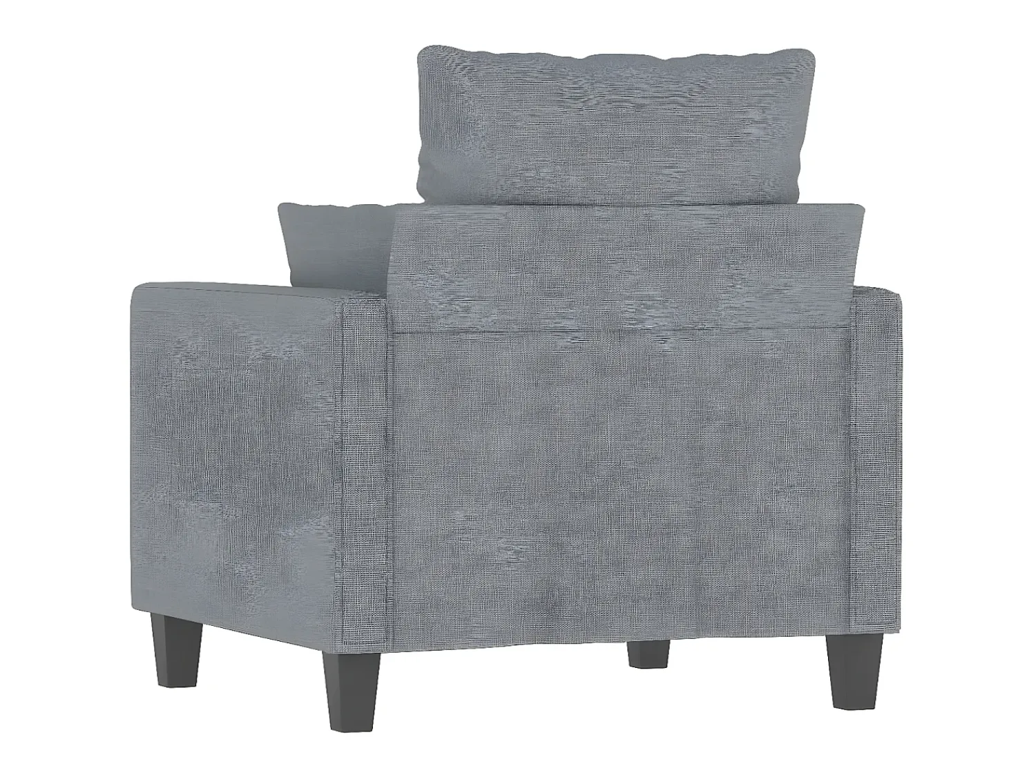 Poltrona| Poltrona tecido 60 cm -claro PT654654 Cinzento