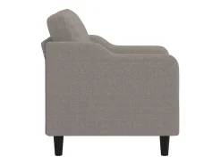Poltrona| Poltrona tecido 60 cm cinzento-acastanhado PT978965 Taupe