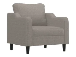 Poltrona| Poltrona tecido 60 cm cinzento-acastanhado PT978965 Taupe