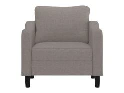 Poltrona| Poltrona tecido 60 cm cinzento-acastanhado PT978965 Taupe