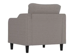 Poltrona| Poltrona tecido 60 cm cinzento-acastanhado PT978965 Taupe