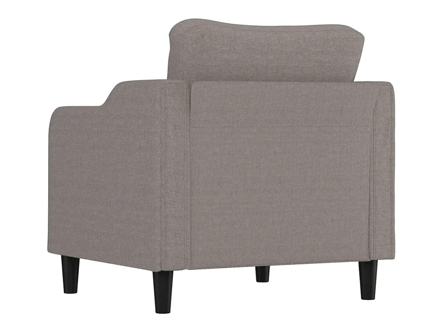 Poltrona| Poltrona tecido 60 cm cinzento-acastanhado PT978965 Taupe