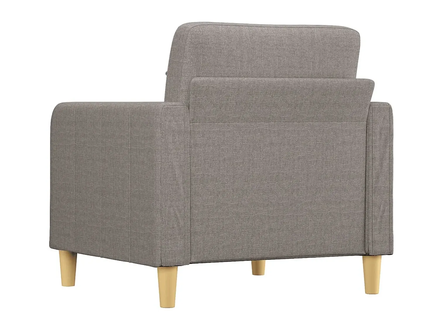 Poltrona| Poltrona tecido 60 cm cinzento-acastanhado PT285980 Taupe
