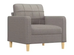 Poltrona| Poltrona tecido 60 cm cinzento-acastanhado PT285980 Taupe