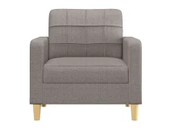Poltrona| Poltrona tecido 60 cm cinzento-acastanhado PT285980 Taupe