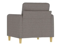 Poltrona| Poltrona tecido 60 cm cinzento-acastanhado PT825536 Taupe