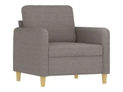 Poltrona| Poltrona tecido 60 cm cinzento-acastanhado PT825536 Taupe