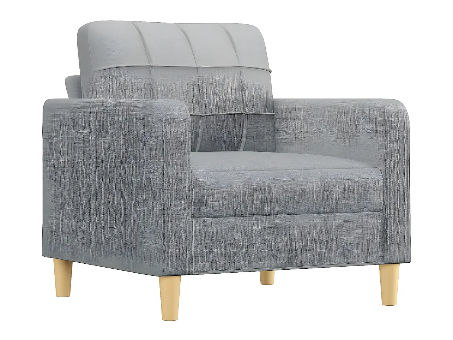 Poltrona tecido 60 cm -claro PT674865^ Poltrona