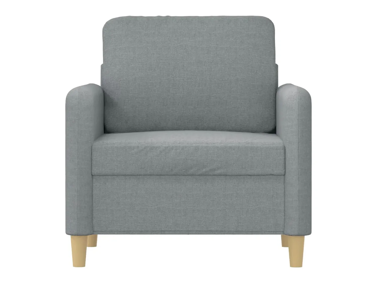 Poltrona* Poltrona tecido 60 cm cinzento-claro PT153401 Cinzento claro