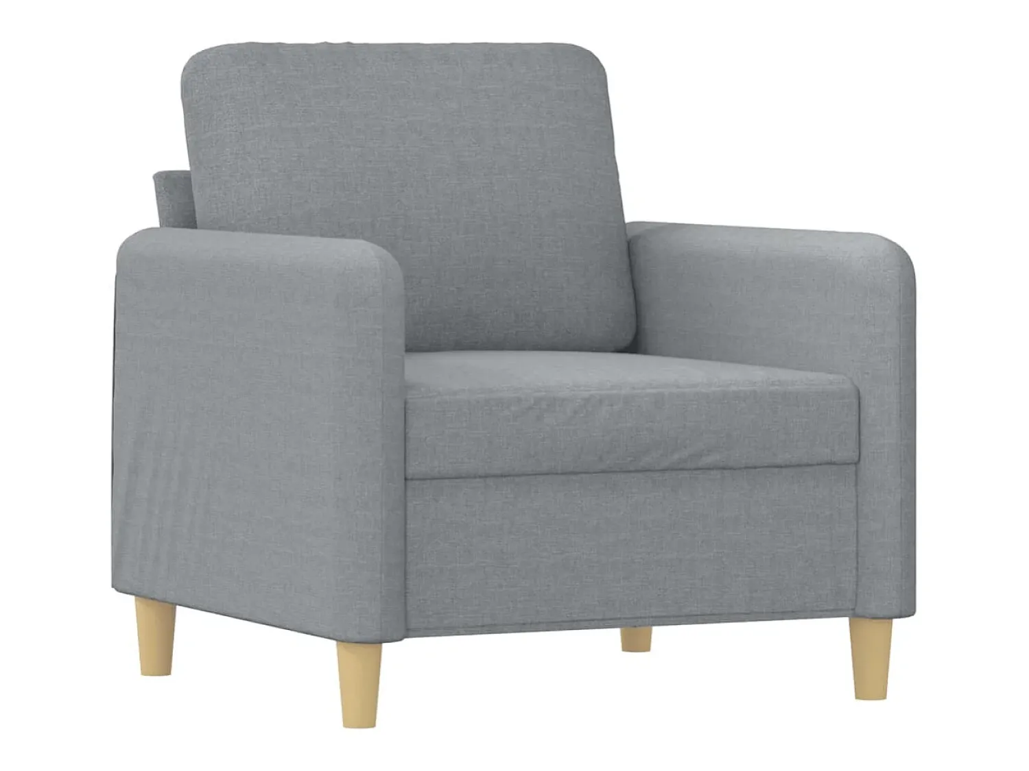 Poltrona* Poltrona tecido 60 cm cinzento-claro PT153401 Cinzento claro