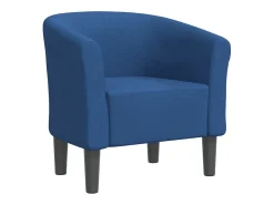 Poltrona|vidaxl Poltrona tecido Azul
